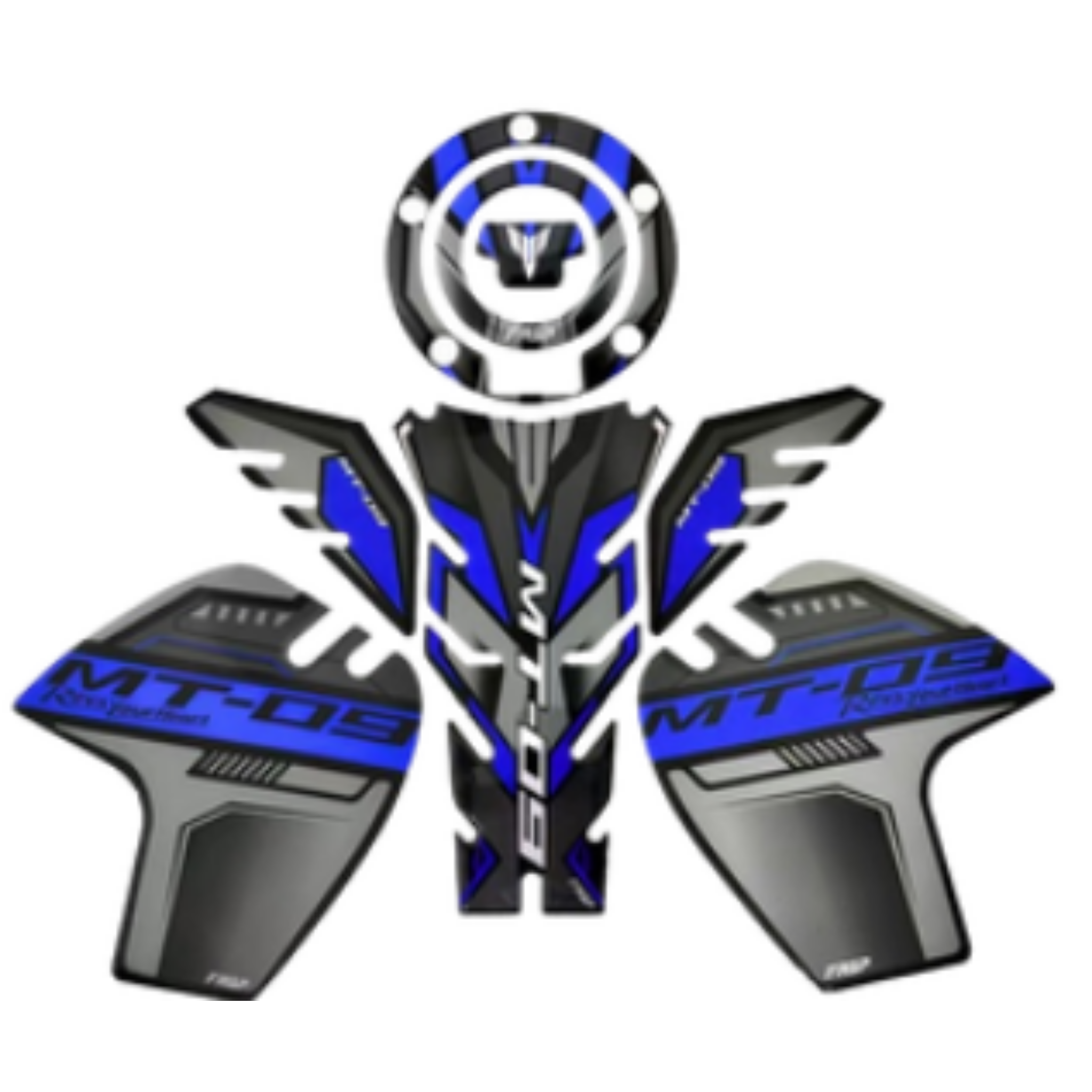 MT09 STICKER אמצע כחול - STS100